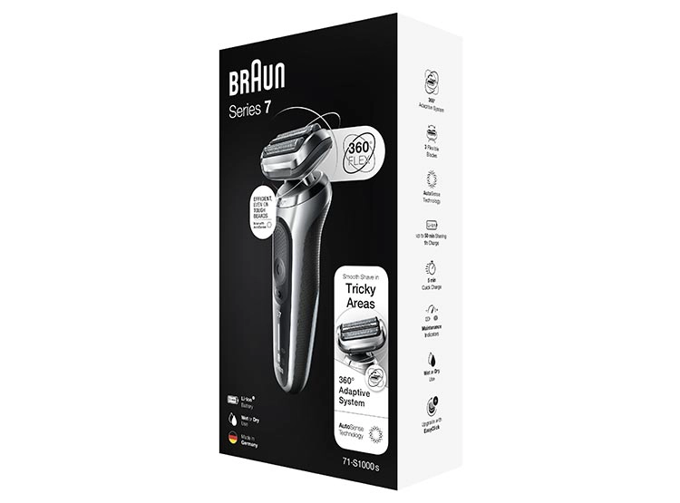 AFEITADORA INALÁMBRICA BRAUN 71-S1000S GRIS  - 9
