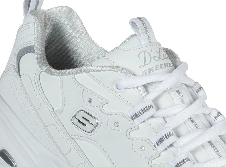 ZAPATILLAS MUJER SKECHERS URBANAS BLANCO D'LITES PLAY ON CUERO - 2