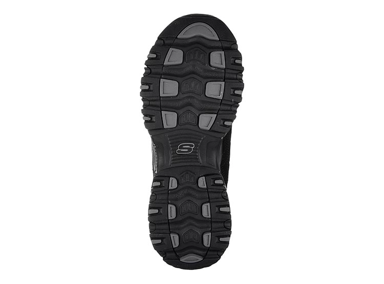ZAPATILLAS MUJER SKECHERS URBANAS NEGRO D'LITES PLAY ON CUERO - 5