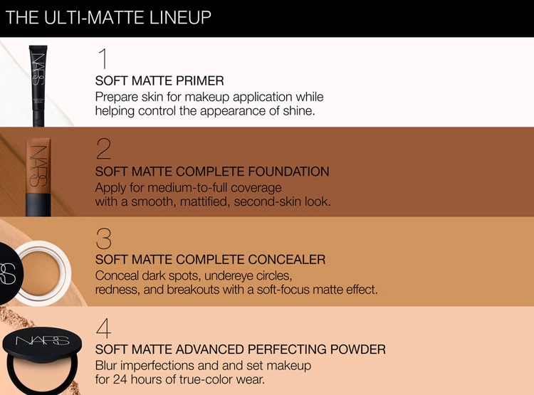 BASE DE MAQUILLAJE NARS SOFT MATTE FOUNDATION 45 ML - 6