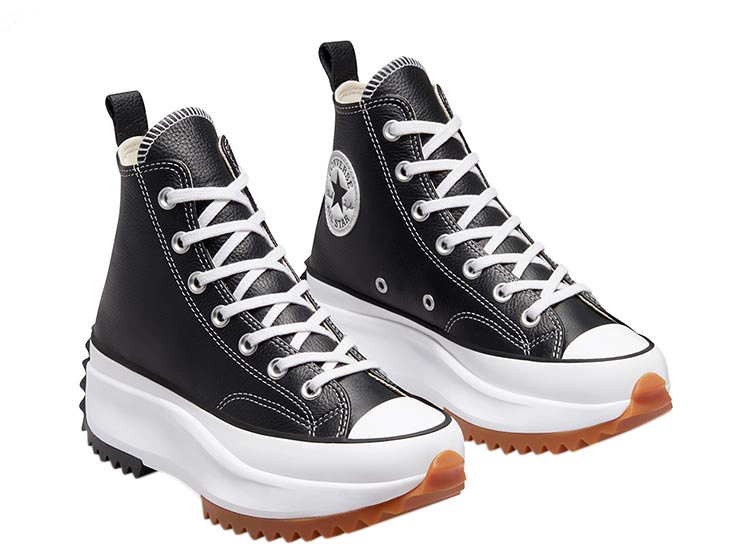 ZAPATILLAS MUJER CONVERSE URBANAS NEGRO CONVERS RUN STAR HIKE CUERO - 2