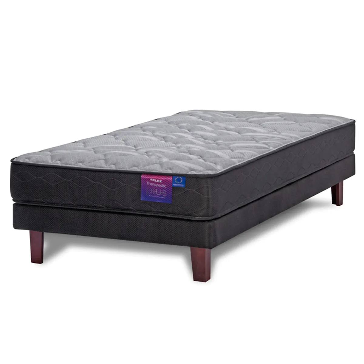 CAMA EUROPEA FLEX THERAPEDIC PLUS BOX 1.5 PLAZAS - 1