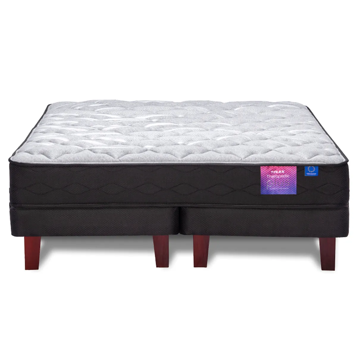 CAMA EUROPEA FLEX THERAPEDIC PLUS BOX 2 PLAZAS - 2
