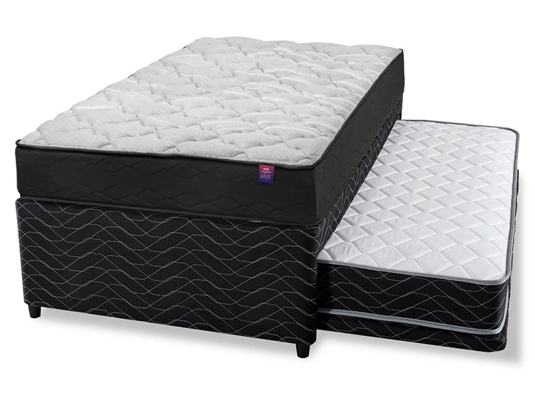 CAMA DIVAN FLEX THERAPEDIC PLUS BOX 1.5 PLAZAS NEGRO - 2
