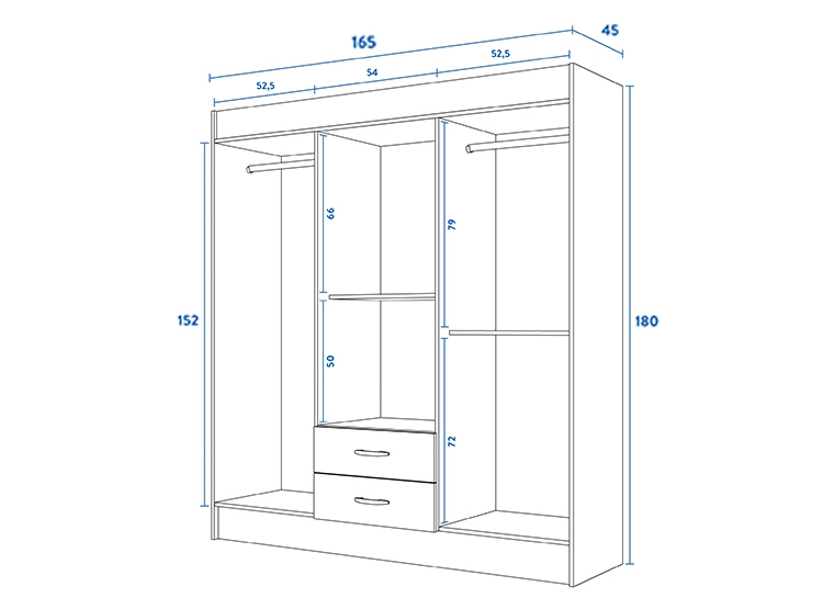 CLOSET CIC CEREZO 6P 2C - 5