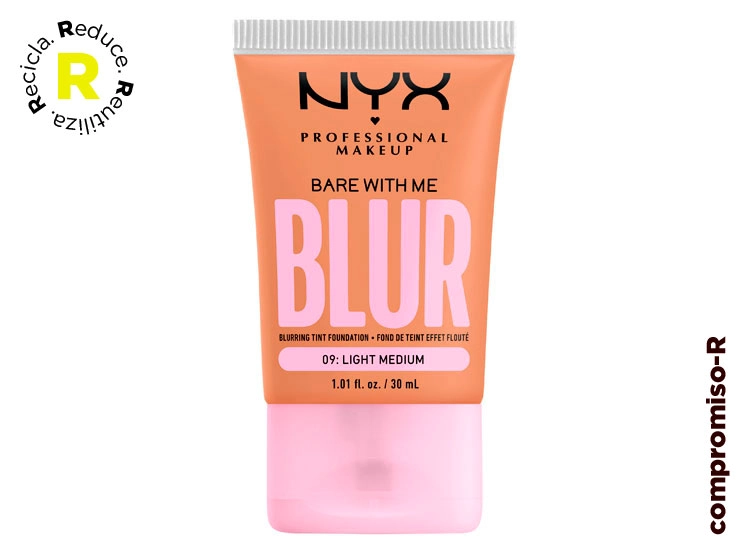 BASE DE MAQUILLAJE NYX BARE WITH ME BLUR TINT 30 ML - 1