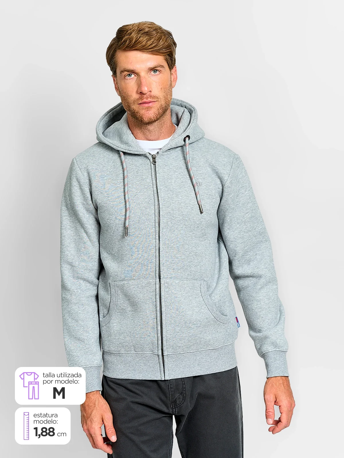 POLERÓN HOMBRE ROBERT LEWIS FULL ZIPPER - 1