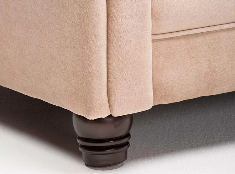 SOFÁ SECCIONAL BARRA DESIGN CHESTERFIELD IZQUIERDO 3 CUERPOS FELPA - 2