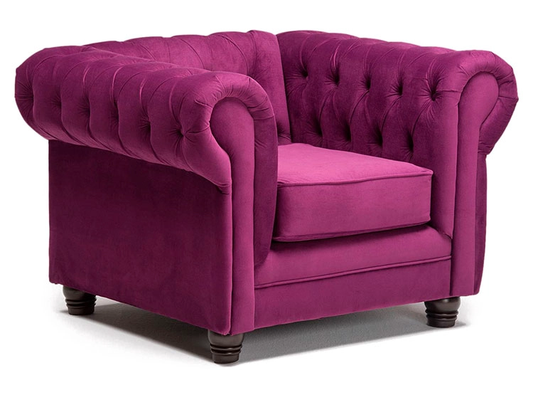 SILLON BARRA DESIGN CHESTERFIELD 1 CUERPO FELPA - 2