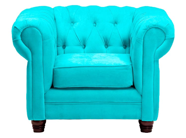 SILLON BARRA DESIGN CHESTERFIELD 1 CUERPO FELPA