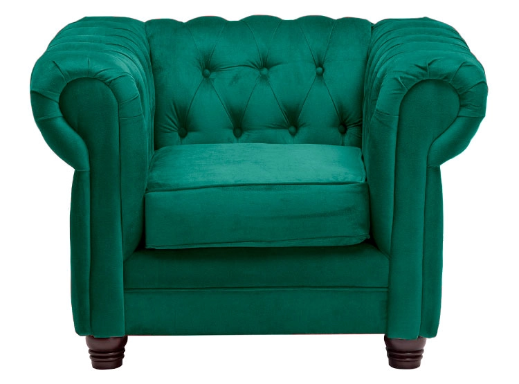 SILLON BARRA DESIGN CHESTERFIELD 1 CUERPO FELPA