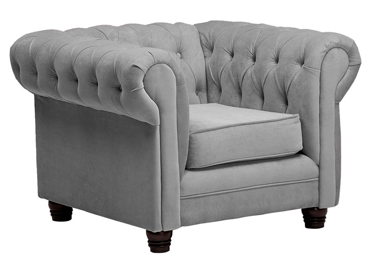 SILLON BARRA DESIGN CHESTERFIELD 1 CUERPO FELPA - 2