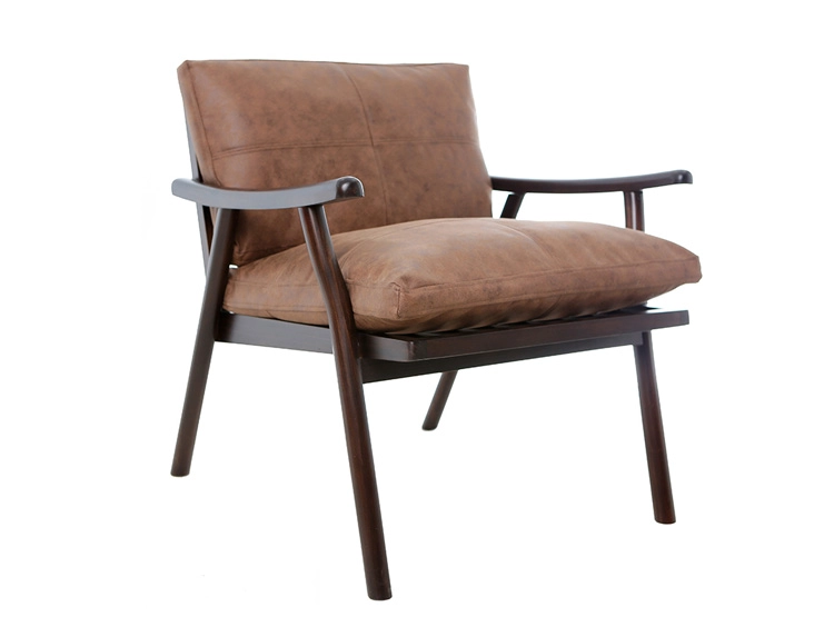 POLTRONA BARRA DESIGN AMALFI BONDED 1 CUERPO CUERO - 2