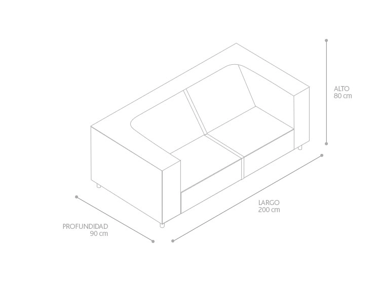 SOFÁ BARRA DESIGN FINLAND 3 CUERPOS - 3
