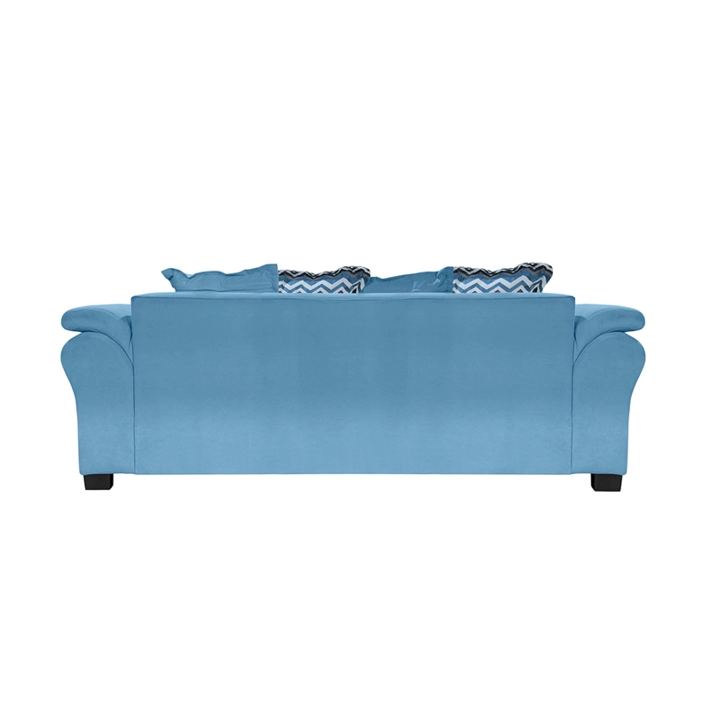 SOFÁ LIVING FACTORY MUSTANG 3 CUERPOS FELPA - 4