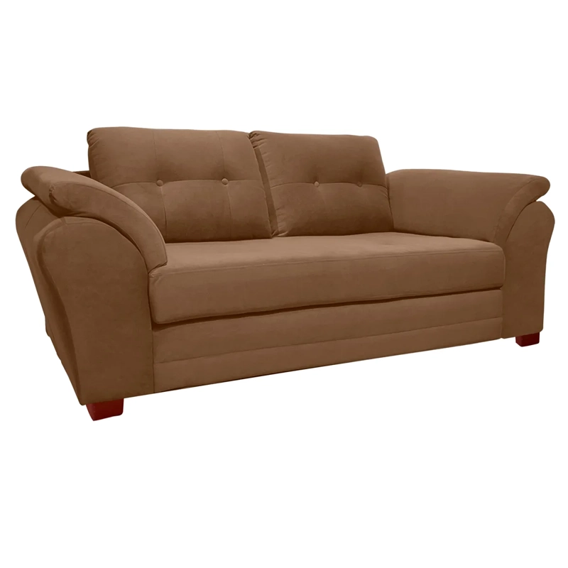 SOFÁ LIVING FACTORY SAMY 2 CUERPOS FELPA - 4