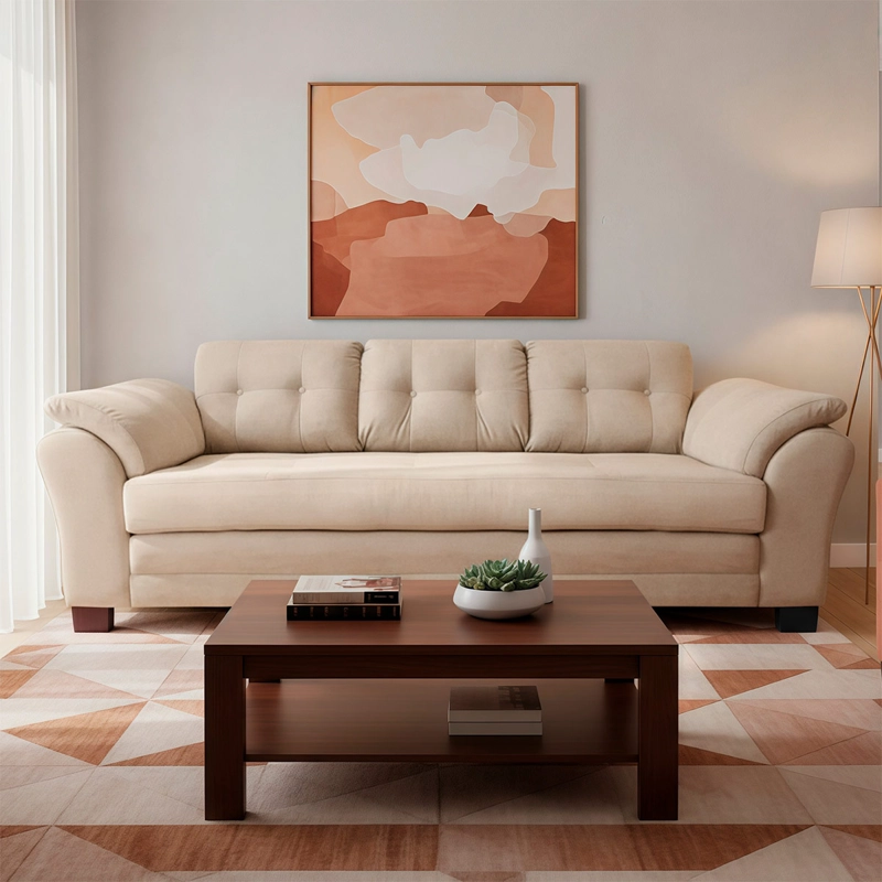 SOFÁ LIVING FACTORY SAMY 3 CUERPOS FELPA - 6