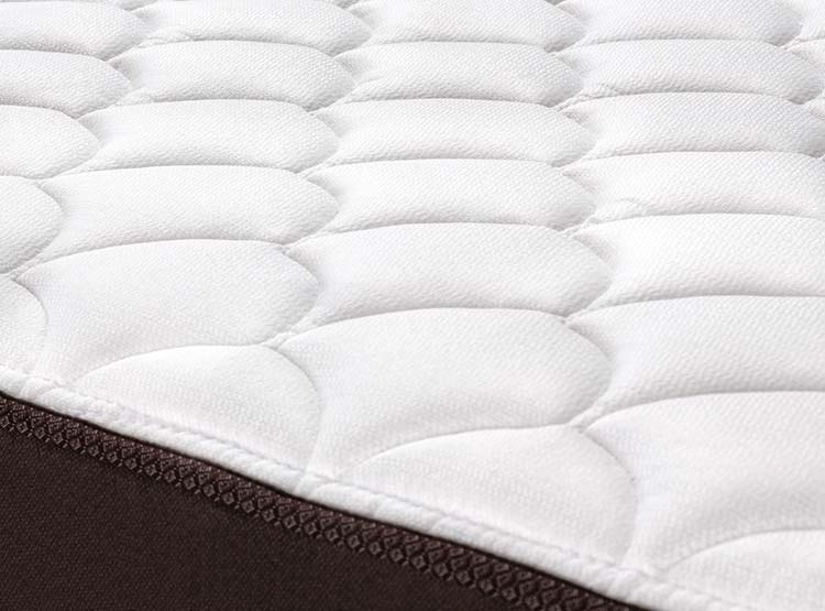 JUEGO DE DORMITORIO ROSEN CAMA EUROPEA ERGO T NEW 1.5 PLAZAS CAFÉ + SET TABOR GRIS + ALMOHADA - 9
