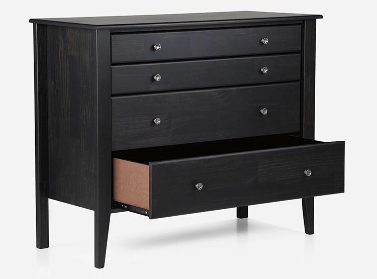 JUEGO DE DORMITORIO ROSEN CAMA EUROPEA TEMPO 2 PLAZAS GRAFITO + RESPALDO ISSEY GRIS + COMODODA BAKER GRIS - 4