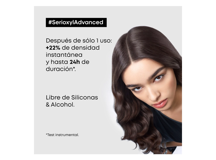 SHAMPOO LOREAL PROFESSIONNEL DENSIFICADOR CABELLO FINO SERIOXYL ADVANCED 300 ML - 2