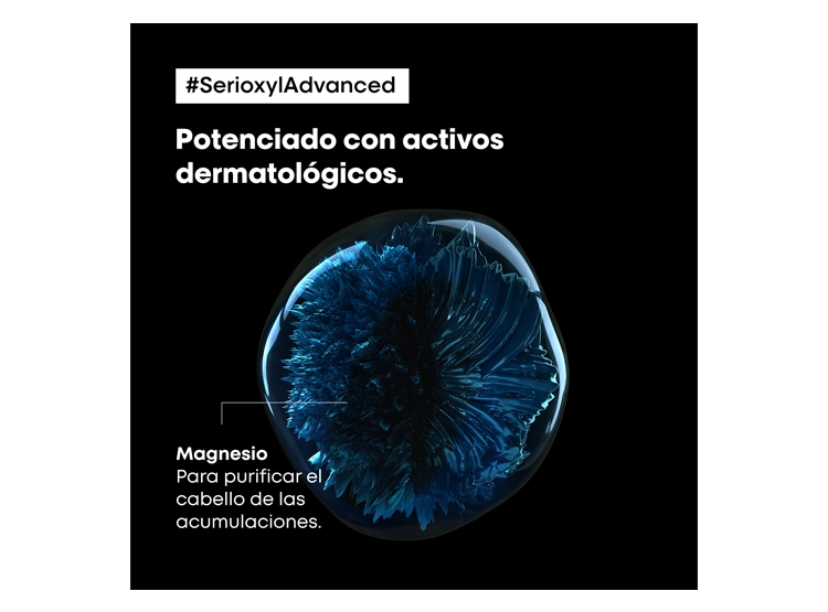 SHAMPOO LOREAL PROFESSIONNEL DENSIFICADOR CABELLO FINO SERIOXYL ADVANCED 300 ML - 3