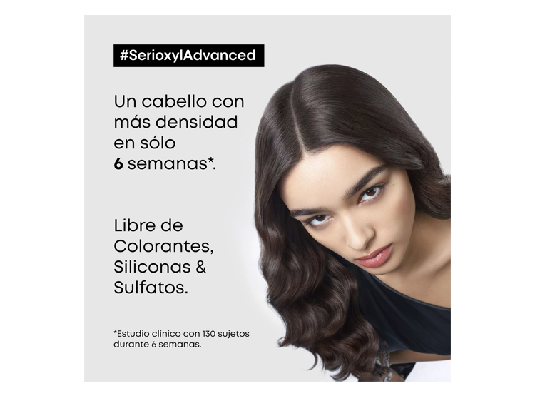 SERUM CAPILAR LOREAL PROFESSIONNEL DENSIFICADOR CABELLO FINO SERIOXYL ADVANCED 90 ML - 2