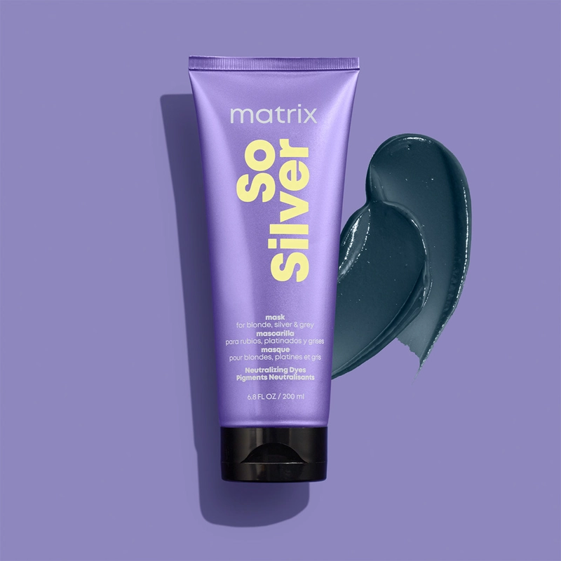 MASCARILLA CAPILAR MATRIX PROFESIONAL MATIZADORA VIOLETA CABELLO RUBIO SO SILVER 200 ML - 5