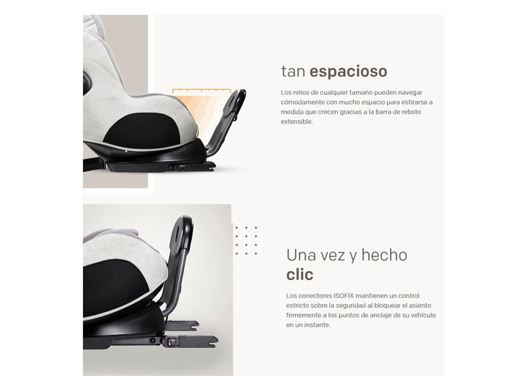 SILLA BUTACA JOIE C2103 GRIS CLARO - 9
