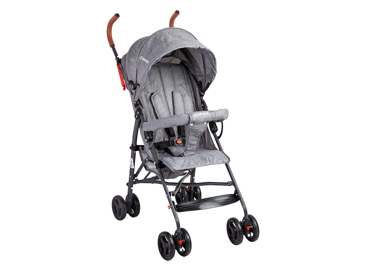 COCHE PARAGUA BEBE 5126 PLEGABLE LIVIANO COMPACTO GRIS - 1