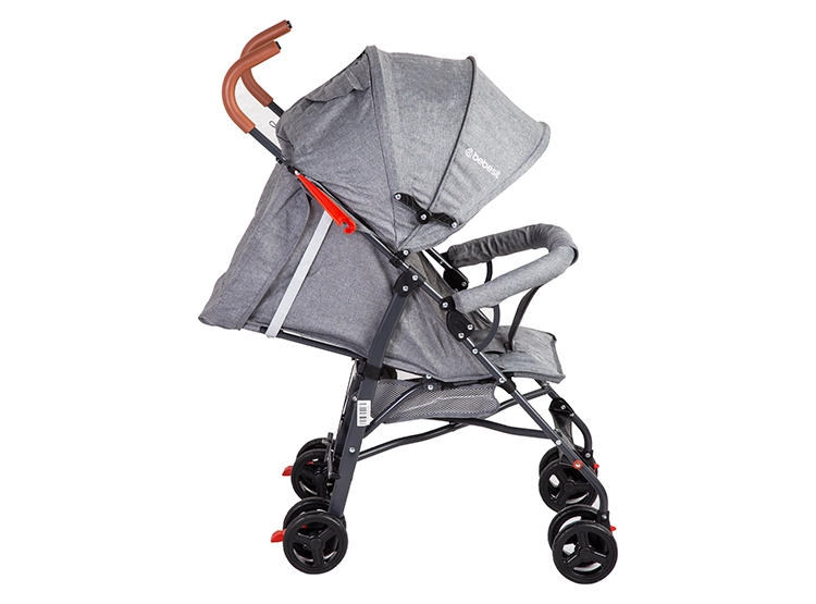 COCHE PARAGUA BEBE 5126 PLEGABLE LIVIANO COMPACTO GRIS - 2
