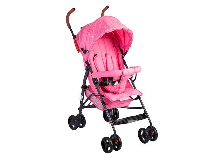 COCHE PARAGUA BEBE 5126 PLEGABLE LIVIANO COMPACTO ROSADO - 1