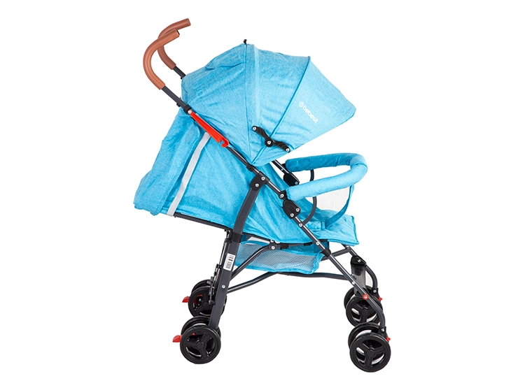 COCHE PARAGUA BEBE 5126 PLEGABLE LIVIANO COMPACTO CELESTE - 2