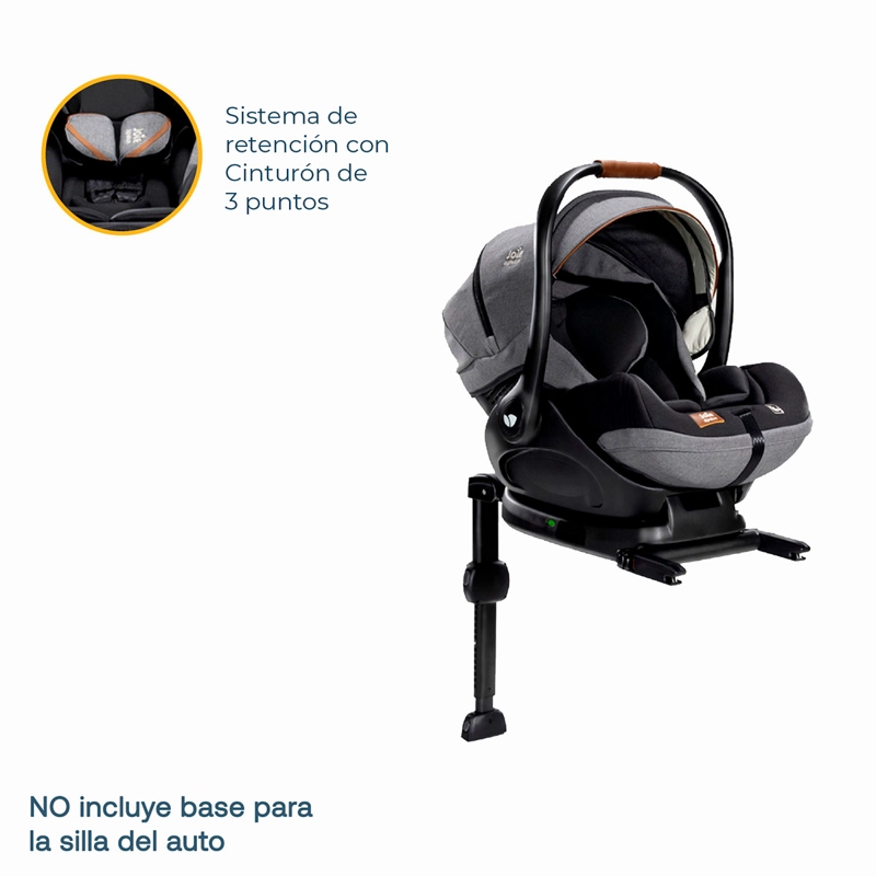 SILLA DE AUTO JOIE I-LEVEL ISOFIX GRIS - 3