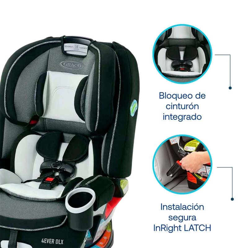 SILLA DE AUTO GRACO CONVERTIBLE 4EVER DLX - 5