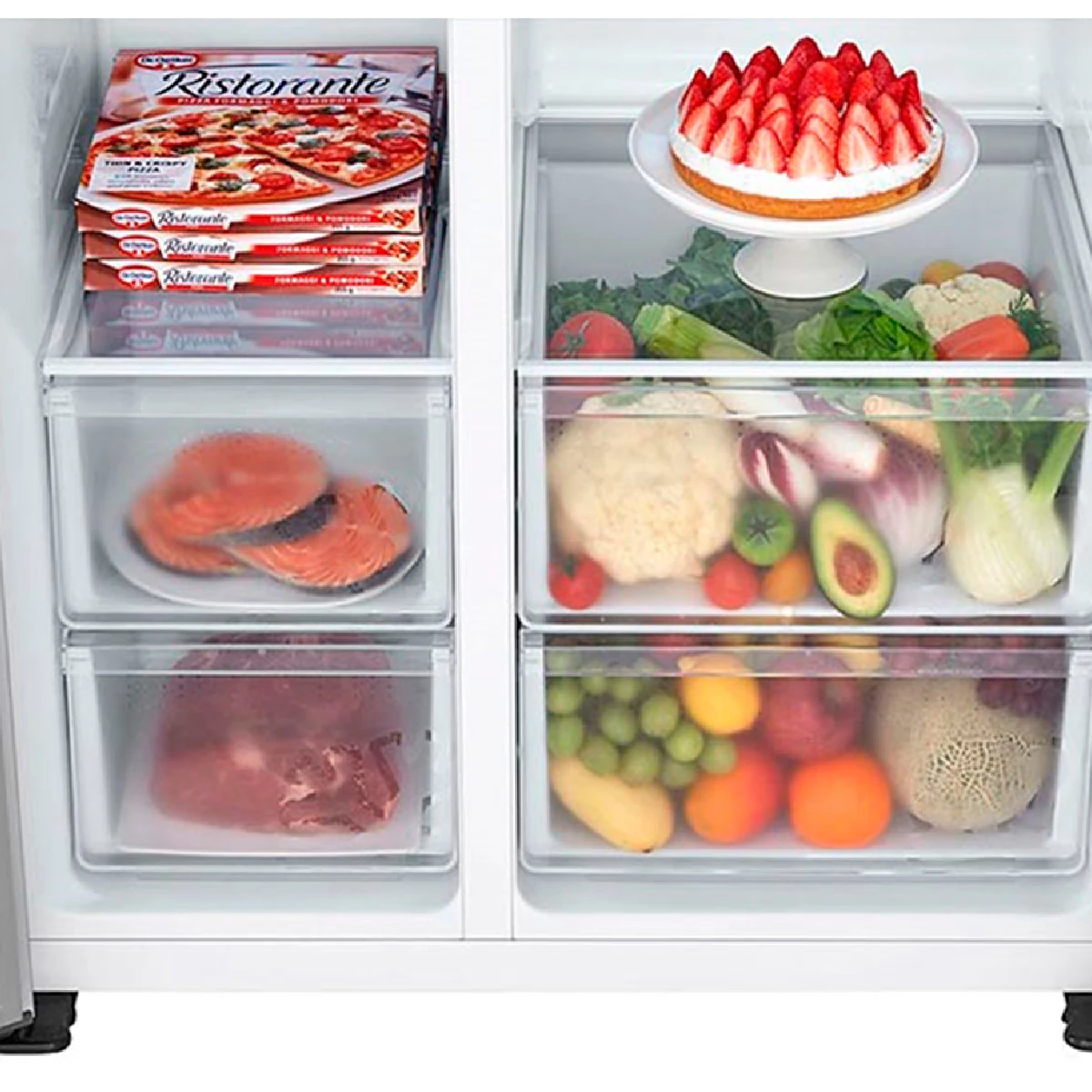 REFRIGERADOR LG SIDE BY SIDE NO FROST 509 L GS51MPP - 4