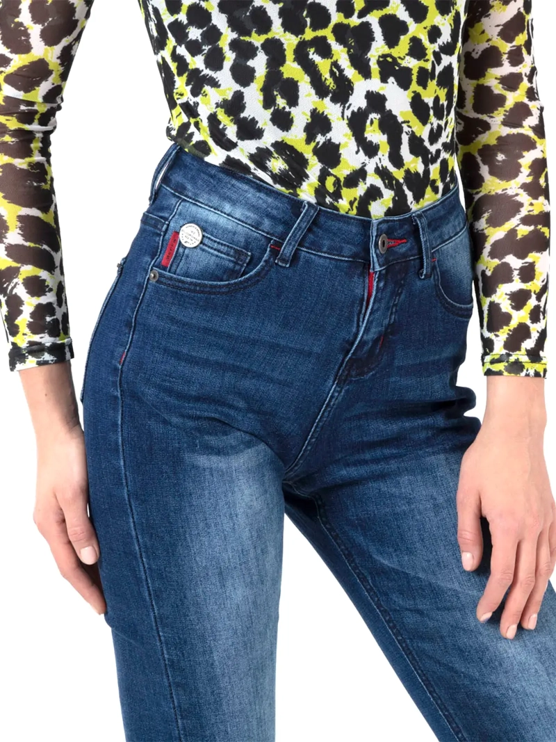 JEANS MUJER ELLUS TIRO ALTO - 4