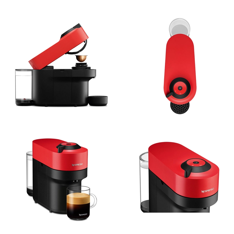 CAFETERA NESPRESSO CÁPSULA VERTUO POP ROJO + ESPUMADOR DE LECHE AEROCCINO 3 - 8