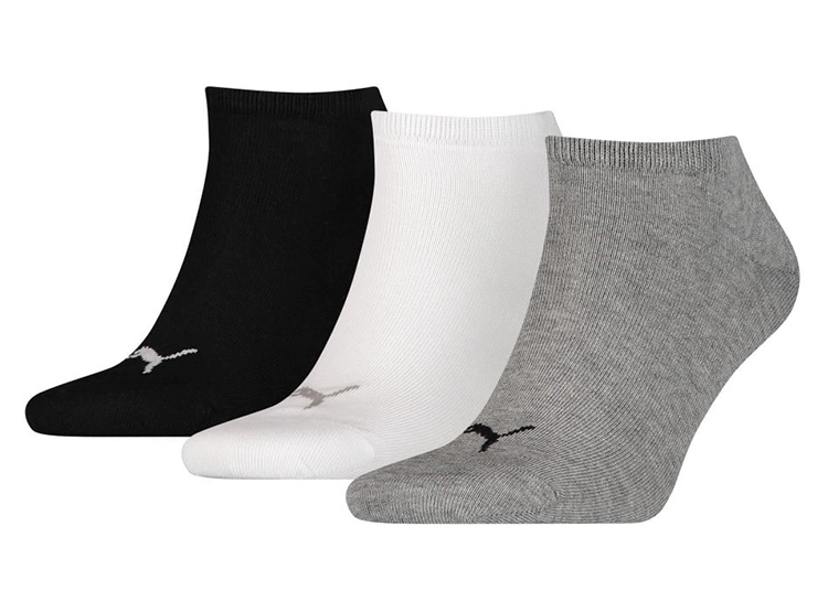 3 PACK CALCETINES ALGODÓN UNISEX PUMA PLAIN SNEAKER TRAINER 3 906807-15 - 1