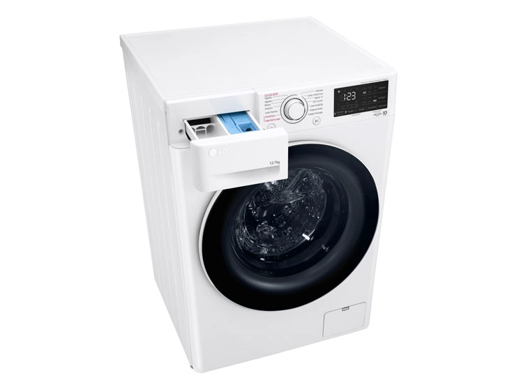 LAVADORA SECADORA LG WD12WVC5S6 12KG 7KG BLANCO - 2