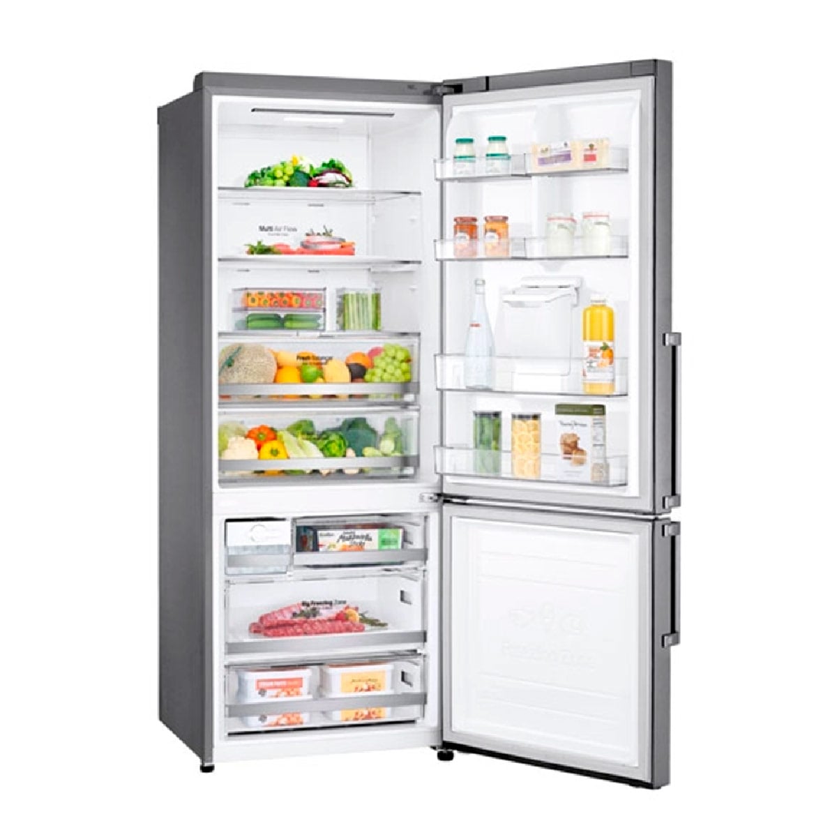 REFRIGERADOR LG BOTTOM FREEZER NO FROST 461 L DOOR COOLING GB45SGP - 3