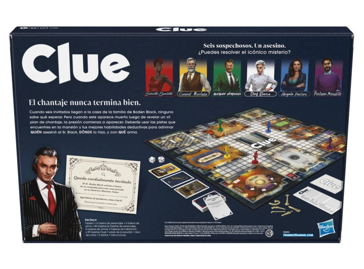 JUEGO HASBRO GAMING CLUE  - 4