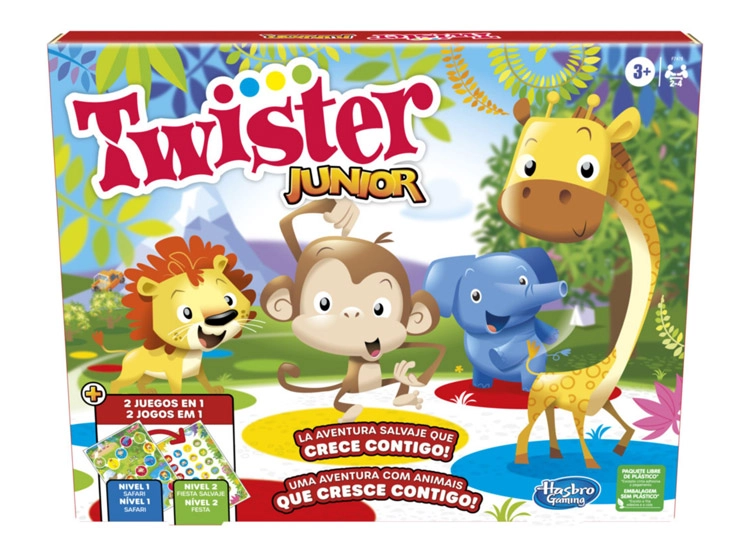 JUEGO HASBRO GAMING TWISTER ANIMALES - 1
