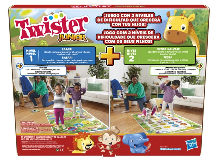 JUEGO HASBRO GAMING TWISTER ANIMALES - 4