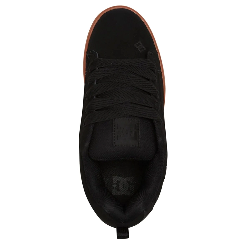ZAPATILLAS HOMBRE DC SHOES URBANAS NEGRO COURT GRAFFIK BGM CUERO - 3