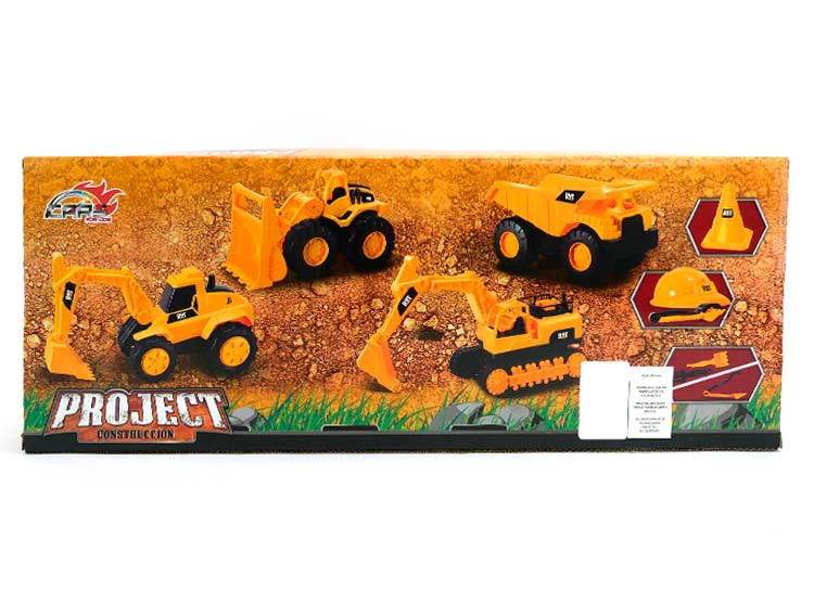 SET DE JUEGO ULTRA TOYS CASCO + CAMIÓN + PALAS - 4