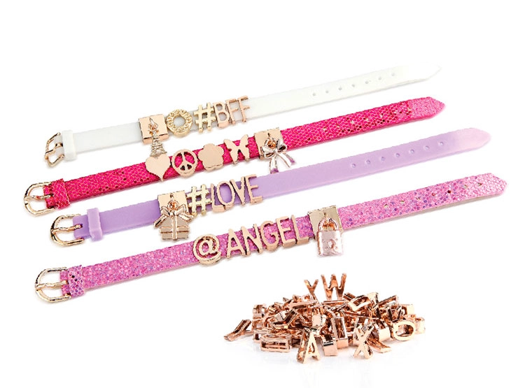 BANDAS DE MENSAJE DE ORO ROSA - 1