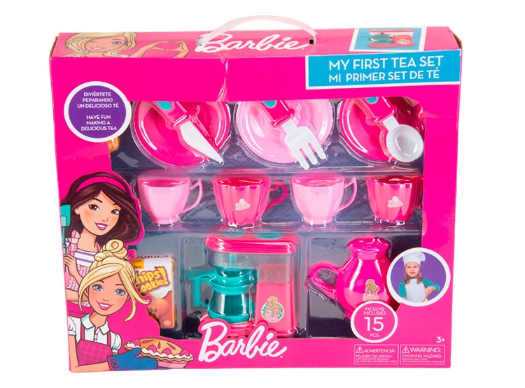 ROLE PLAY KITCHEN BARBIE MY FIRST TEA SET - 1