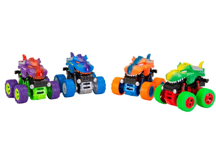 VEHICULO FRICCION EBX 4X4 SWING DINO PACK 2