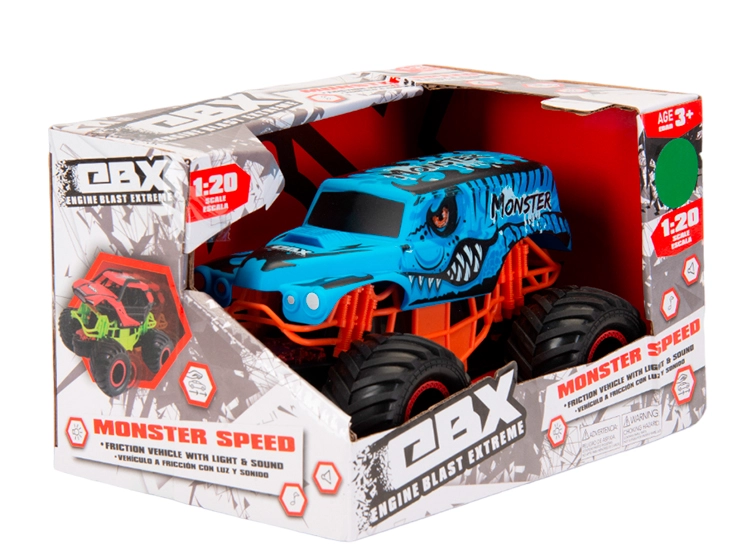 VEHICULO FRICTION EBX MONSTER SPEED 1:20 ASSORTED - 7