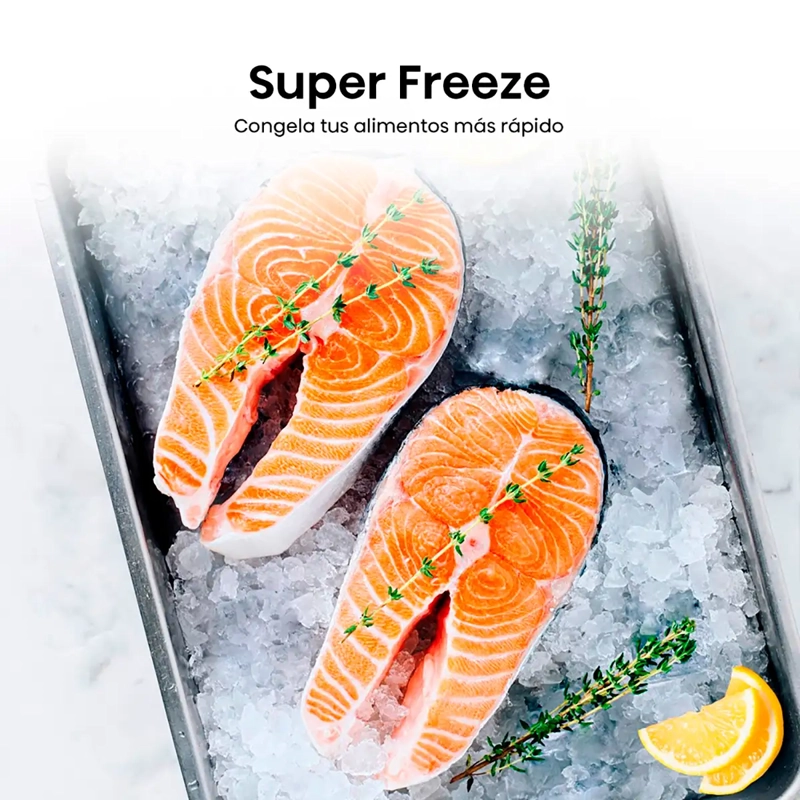 REFRIGERADOR SIDE BY SIDE HISENSE RC-67WS2 508L NO FROST PLATA - 7